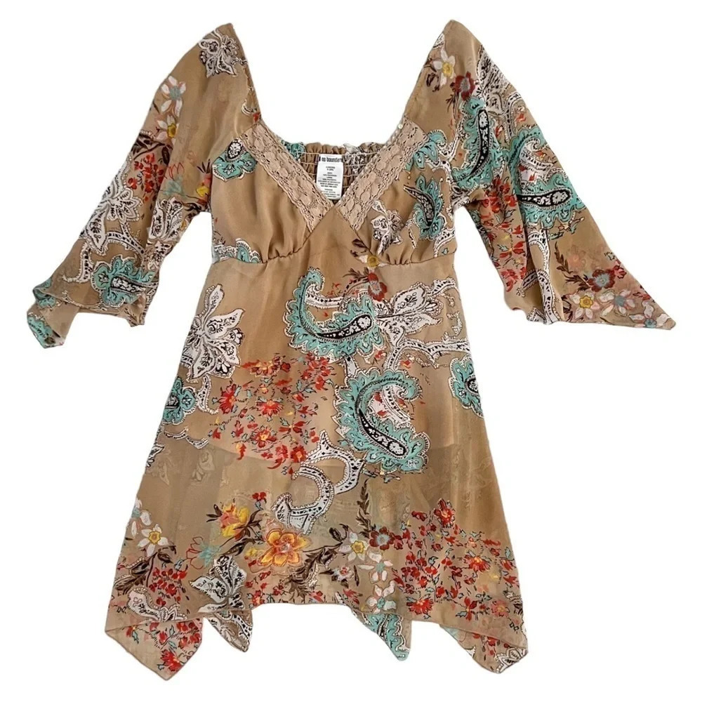 Y2k‎ No Boundaries Fairy Babydoll Top